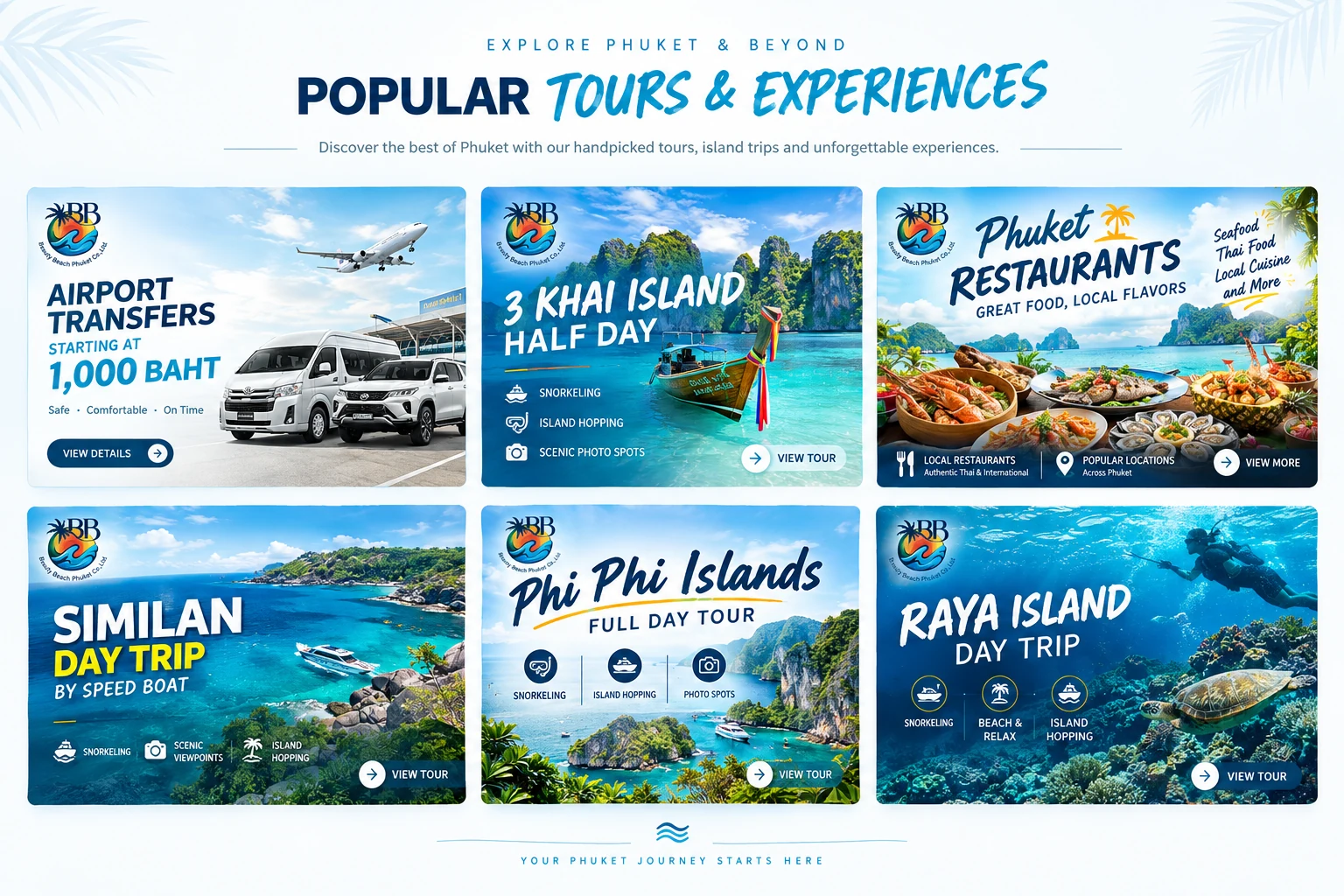 POPULAR TOURS & EXPERIENCES. Discover the best of Phuket with our handpicked tours, island trips and unforgettable experiences.